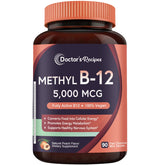 Product image of Doctor's Recipes B12 methylcobalamin 5000 mcg fast-dissolve peach tablet - front view