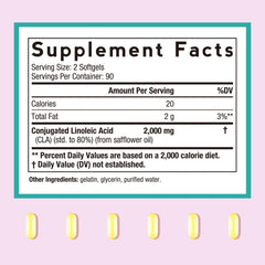 Doctor's Recipes CLA softgels close-up for easy daily use