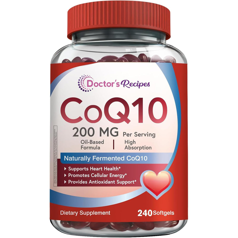 Hero image of Doctor's Recipes CoQ10 200mg olive oil softgels