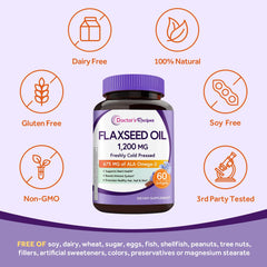 Non-GMO, gluten-free and soy-free icons on label