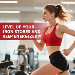 Healthy red blood cells supported by iron complex