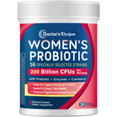 Bottle of Doctor's Recipes Probiotics for Women with 30 capsules