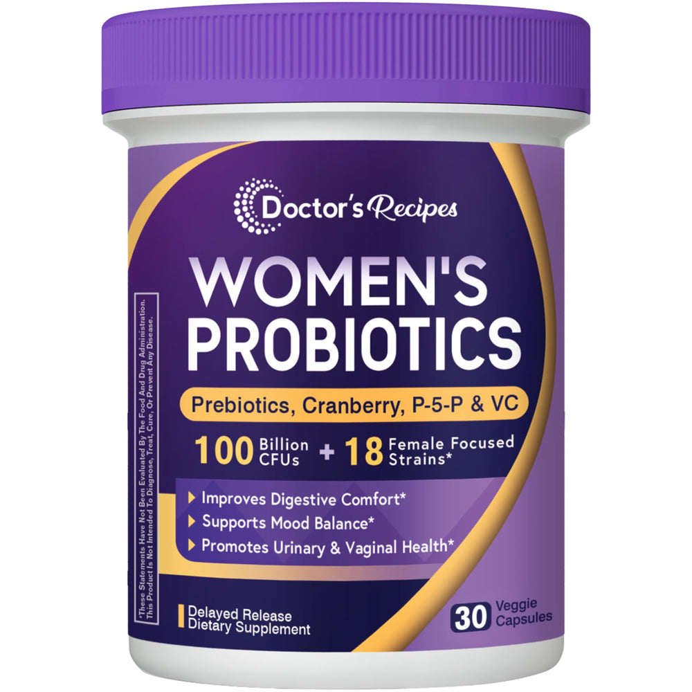 Packaging for Doctor's Recipes Women's Probiotics