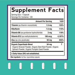 Close-up view of zinc picolinate capsules