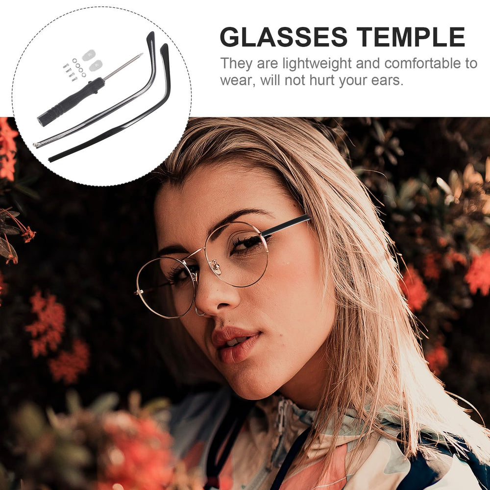 DIY friendly replacement temple kit for glasses