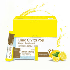Front packaging of DONGKOOK Vita Pop Vitamin C 2000mg Lemon