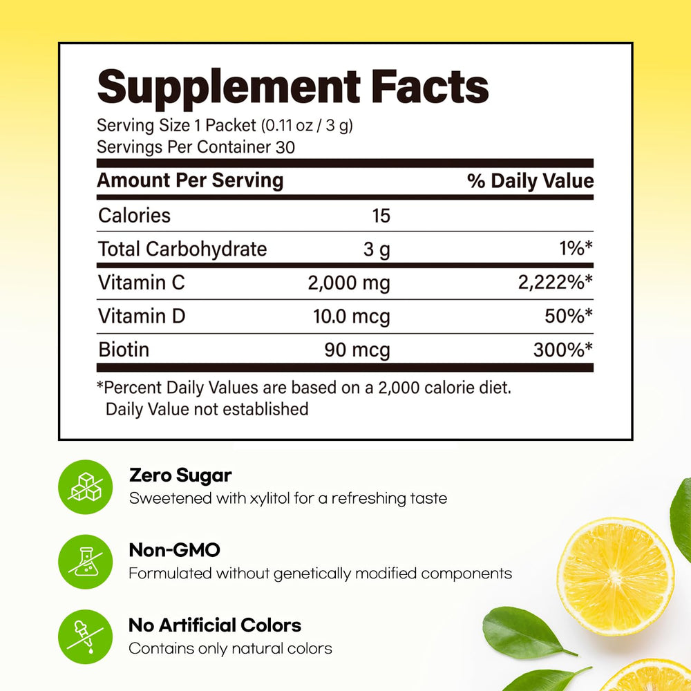 Suitable for adults and kids daily immune support