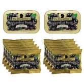 Two DOOLITTLE Dr Classic Soft Fruit Pastilles Blackcurrant tins, 2.12 oz each