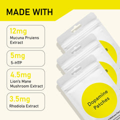 Illustration showing patch wear for 8 hours