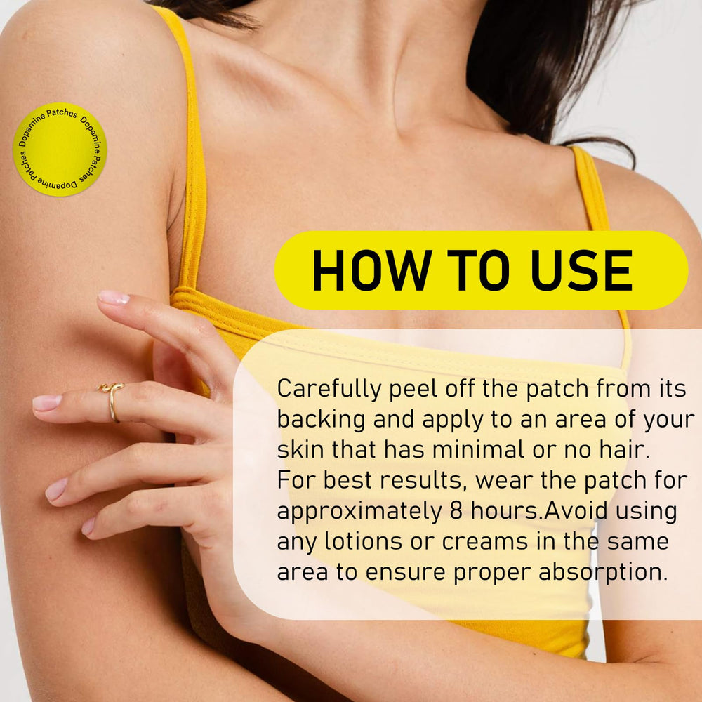 Person applying patch as part of daily wellness routine