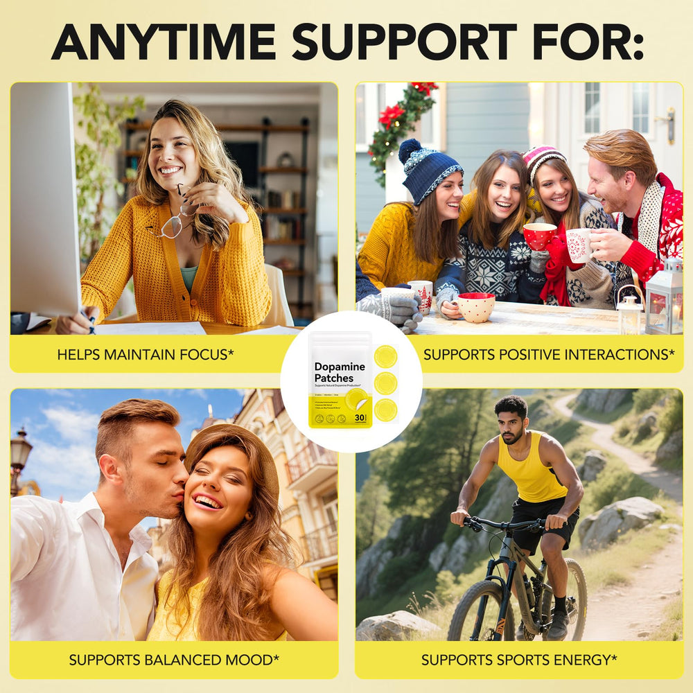 Concept illustration of dopamine & serotonin balance support