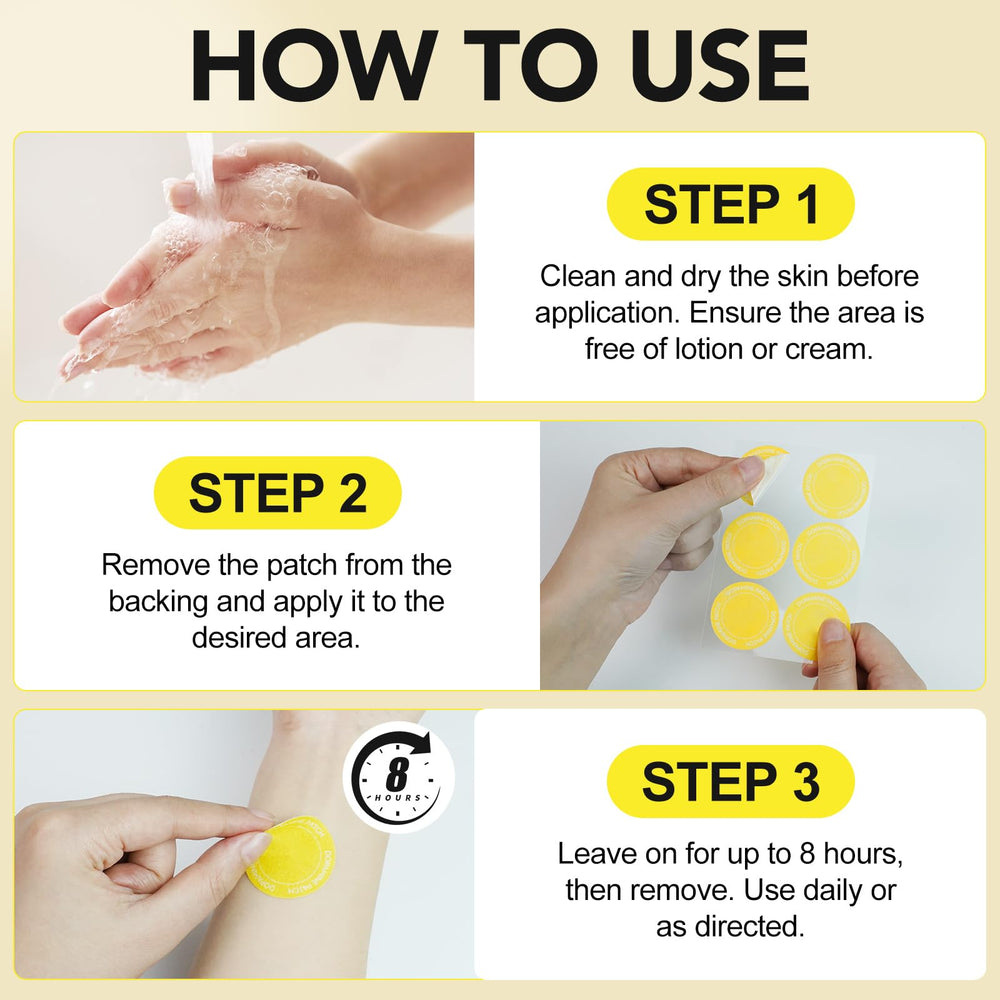 Cool, dry storage box for Dopamine Patches with shelf life label