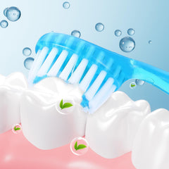 Detachable floss and toothpick end
