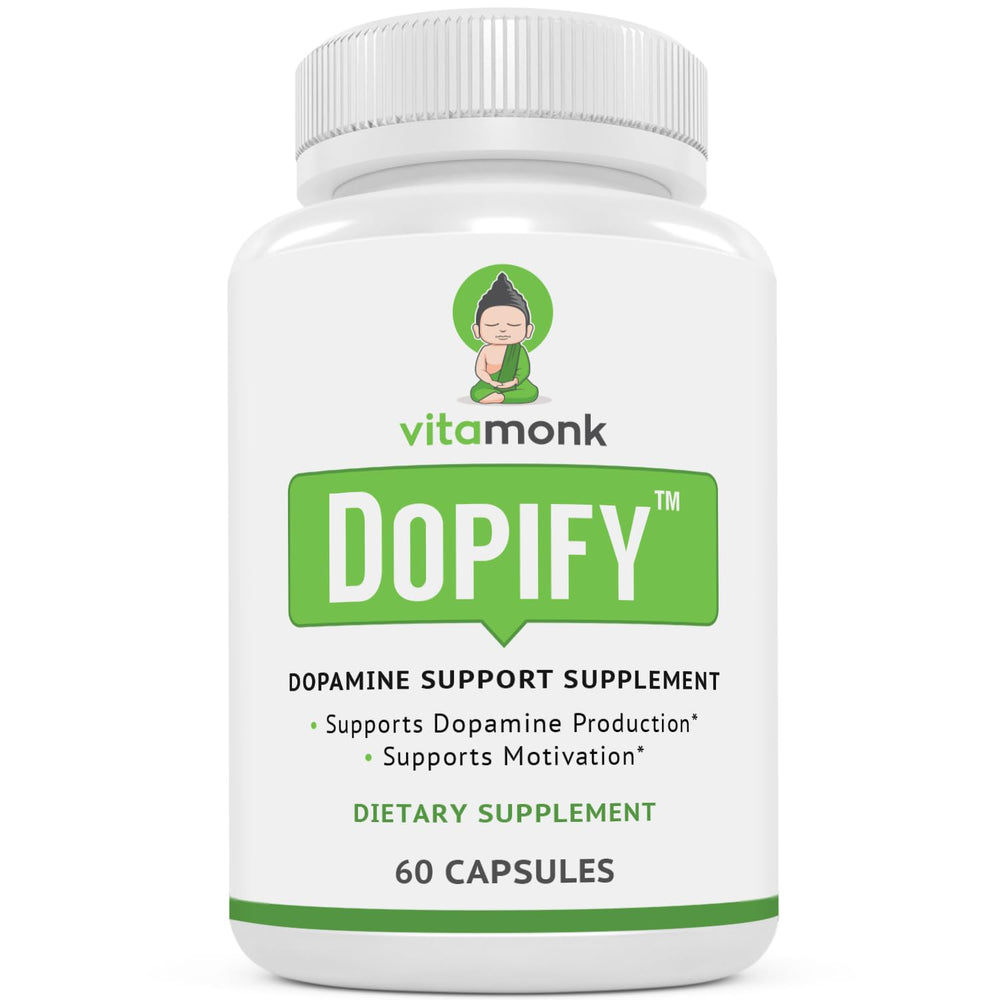 Dopify dopamine supplement bottle label