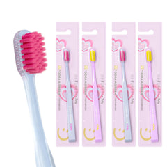 DoraADream PBT bamboo charcoal toothbrush with 20K ultra-soft bristles