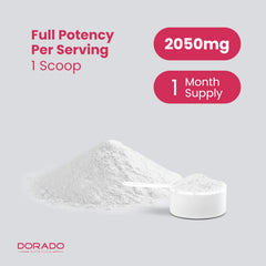 DORADO NUTRITION woman adding powder to morning drink for routine