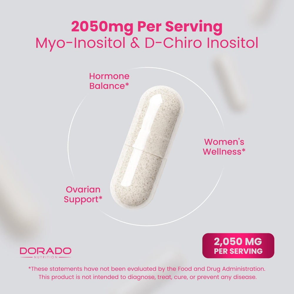 DORADO NUTRITION illustrated serving size with pill count for dosing clarity