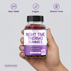 DORADO NUTRITION bottle beside coin illustrating compact two-month supply
