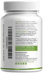 300 softgels per bottle with daily 2-softgel serving