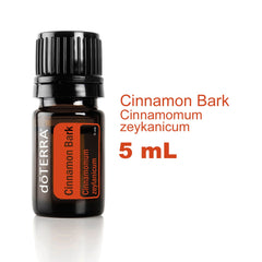 Close-up of doTERRA Cinnamon Essential Oil 5 ml bottle