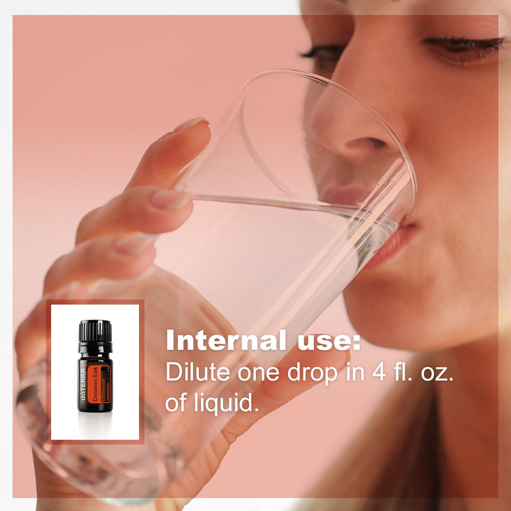 Aromatherapy aroma of cinnamon essential oil