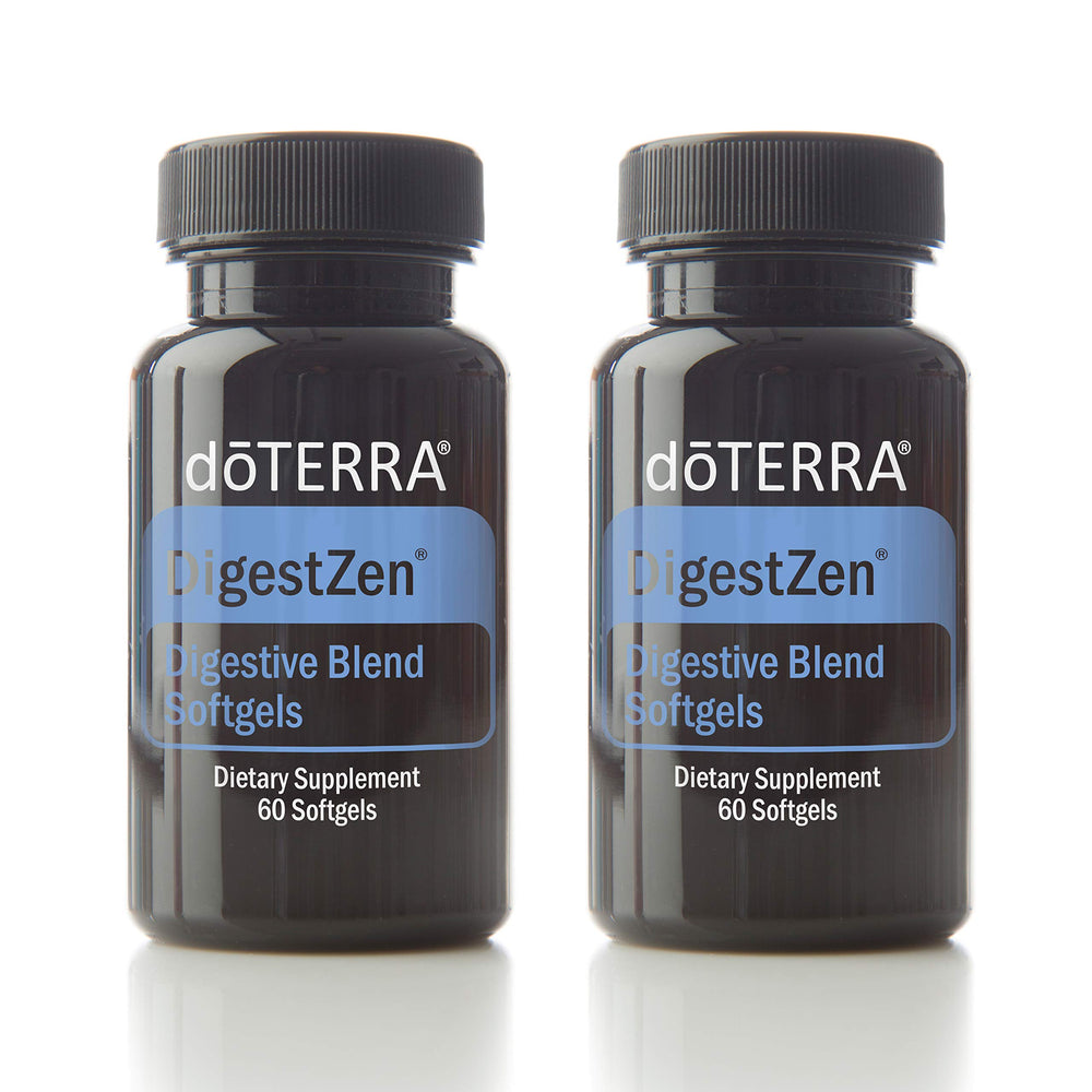 doTERRA DigestZen Softgels bottle – 60 softgels, 2-pack