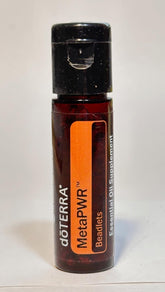 Front view of doTERRA MetaPWR Beadlets bottle