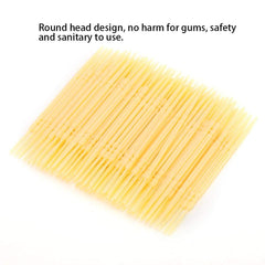 Green color variant side view of Double-Head Toothpick