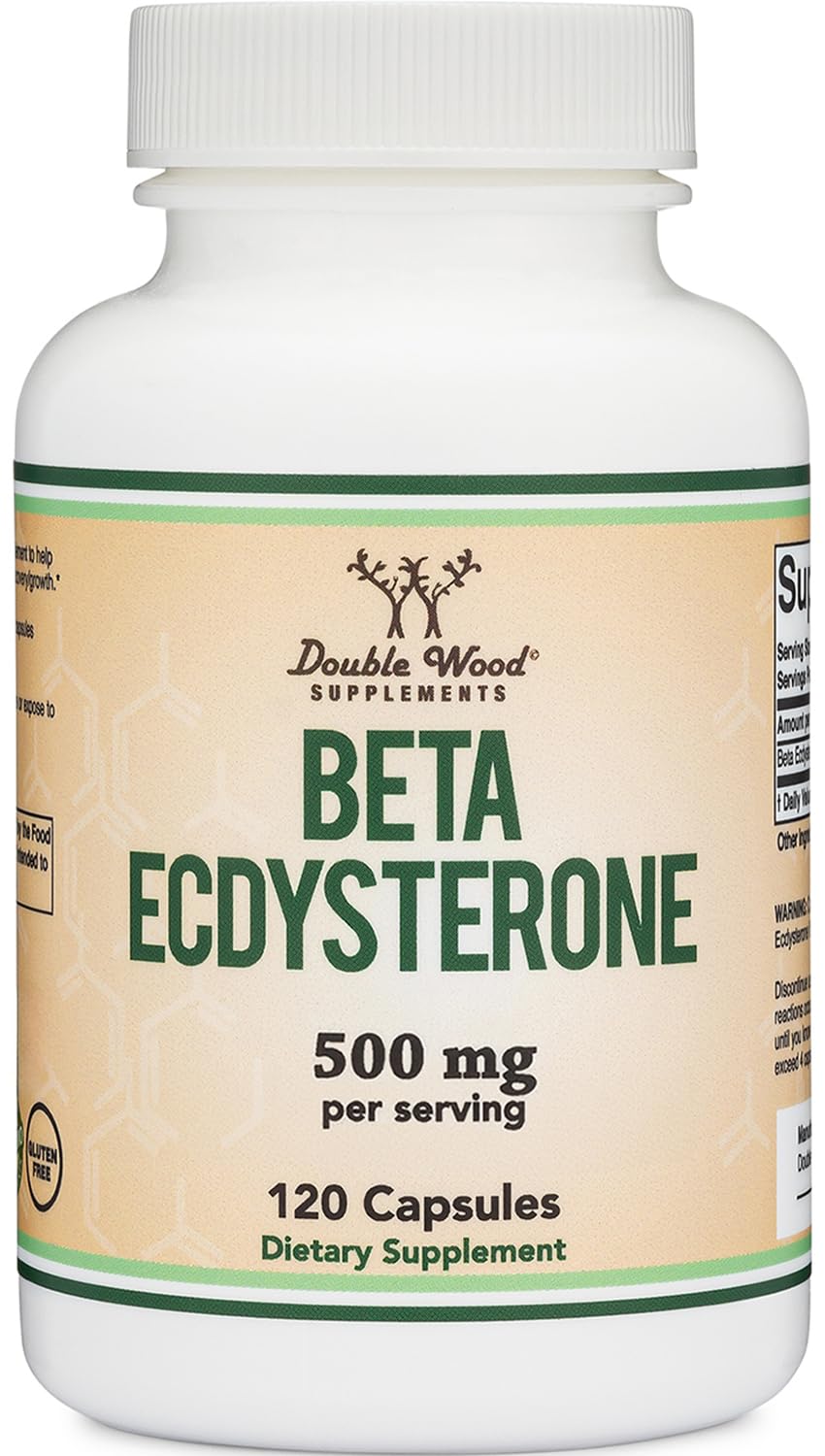 Double Wood Beta Ecdysterone label on bottle