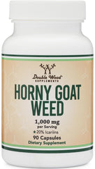 Double Wood Horny Goat Weed bottle with 90 capsules