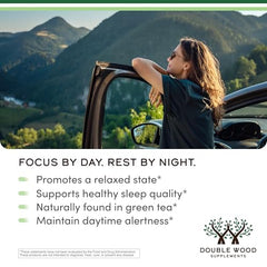 Double Wood L-Theanine product label