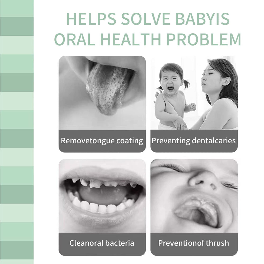 Professional double-suture design baby oral cleaner