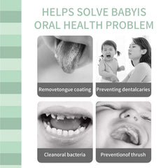 Professional double-suture design baby oral cleaner