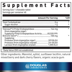 Close-up of berry-flavored chewable tablet for Gluten-Dairy Ultra Enzyme