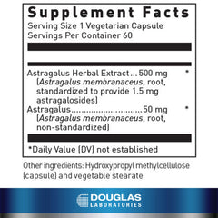 Astragalus Max-V bottle with capsules