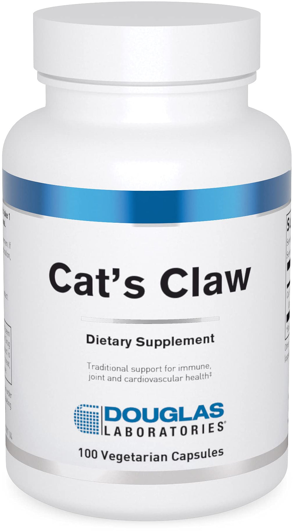 Douglas Laboratories Cat's Claw 100 Capsules bottle on white background