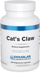 Douglas Laboratories Cat's Claw 100 Capsules bottle on white background