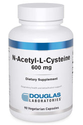 Douglas Laboratories NAC 600 mg bottle label