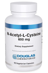 Douglas Laboratories NAC 600 mg bottle label