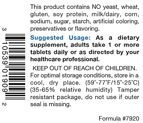 Douglas Laboratories Natural C 1000 mg bottle showing dosage