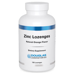 Douglas Laboratories Zinc Lozenges bottle with Immune Support label