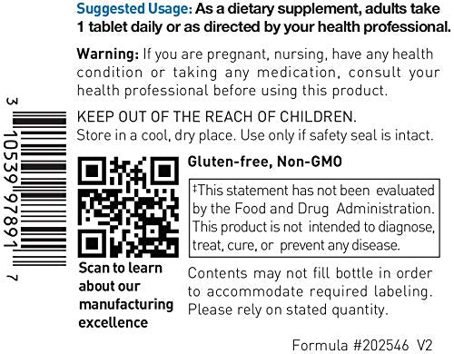 Calcium citrate supplement tablets displayed