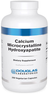 Douglas Laboratories Calcium Microcrystalline Hydroxyapatite bottle on white background