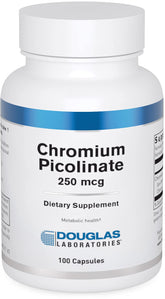 Douglas Laboratories Chromium Picolinate 250 mcg bottle front view