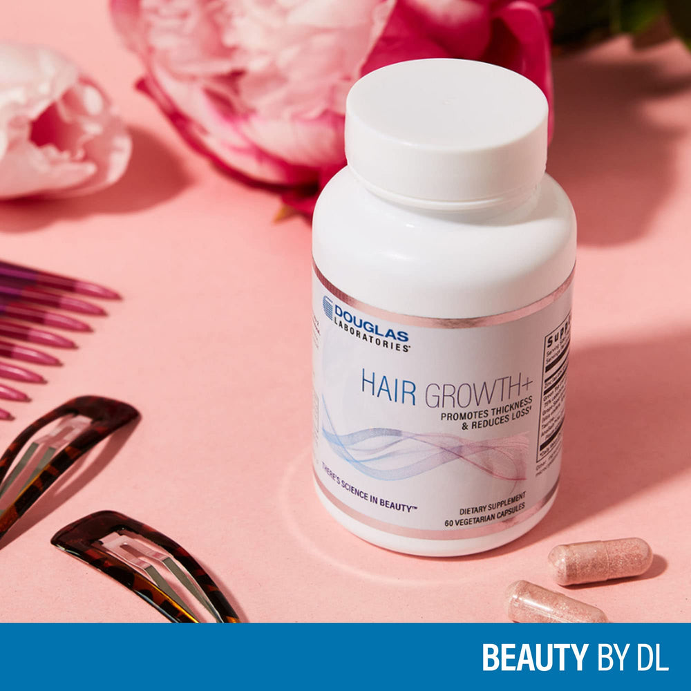 Hair Growth+ promotes density and volume for fuller-looking hair