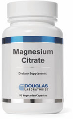 Douglas Laboratories Magnesium Citrate bottle with 90 vegetarian capsules label