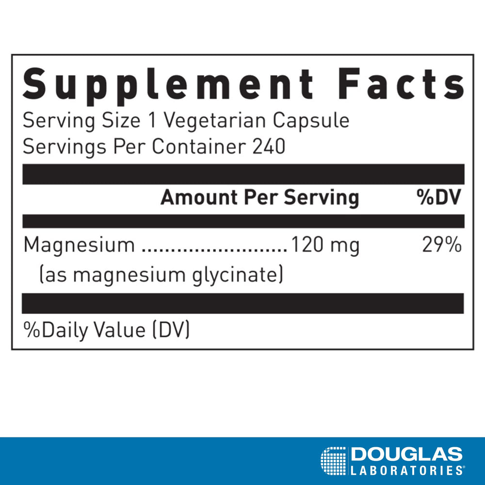 Close-up of Magnesium Glycinate tablets