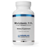 Front view of Douglas Laboratories Melatonin Prolonged Release 3 mg bottle