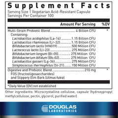 Close-up view of the Multi-Probiotic 4 Billion capsules