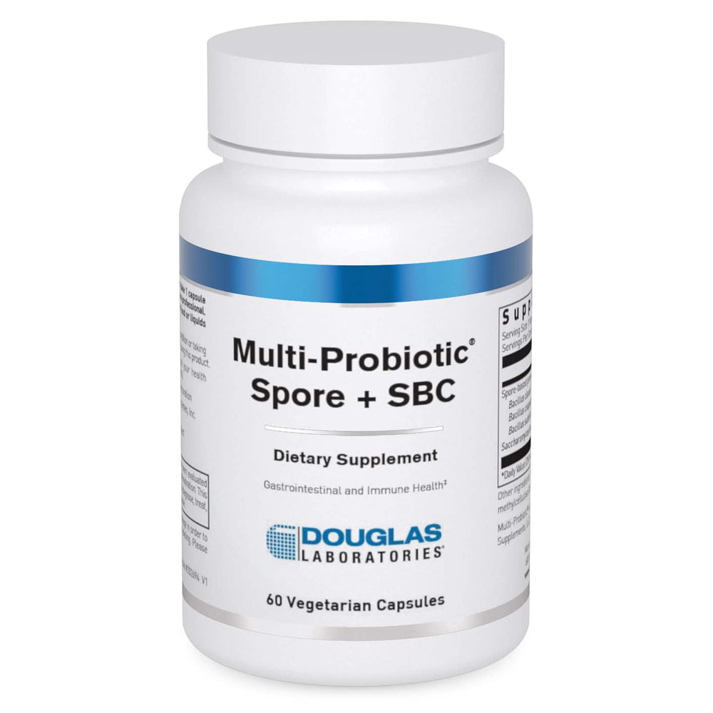 Douglas Laboratories Multi-Probiotic Spore + SBC bottle with 60 vegetarian capsules